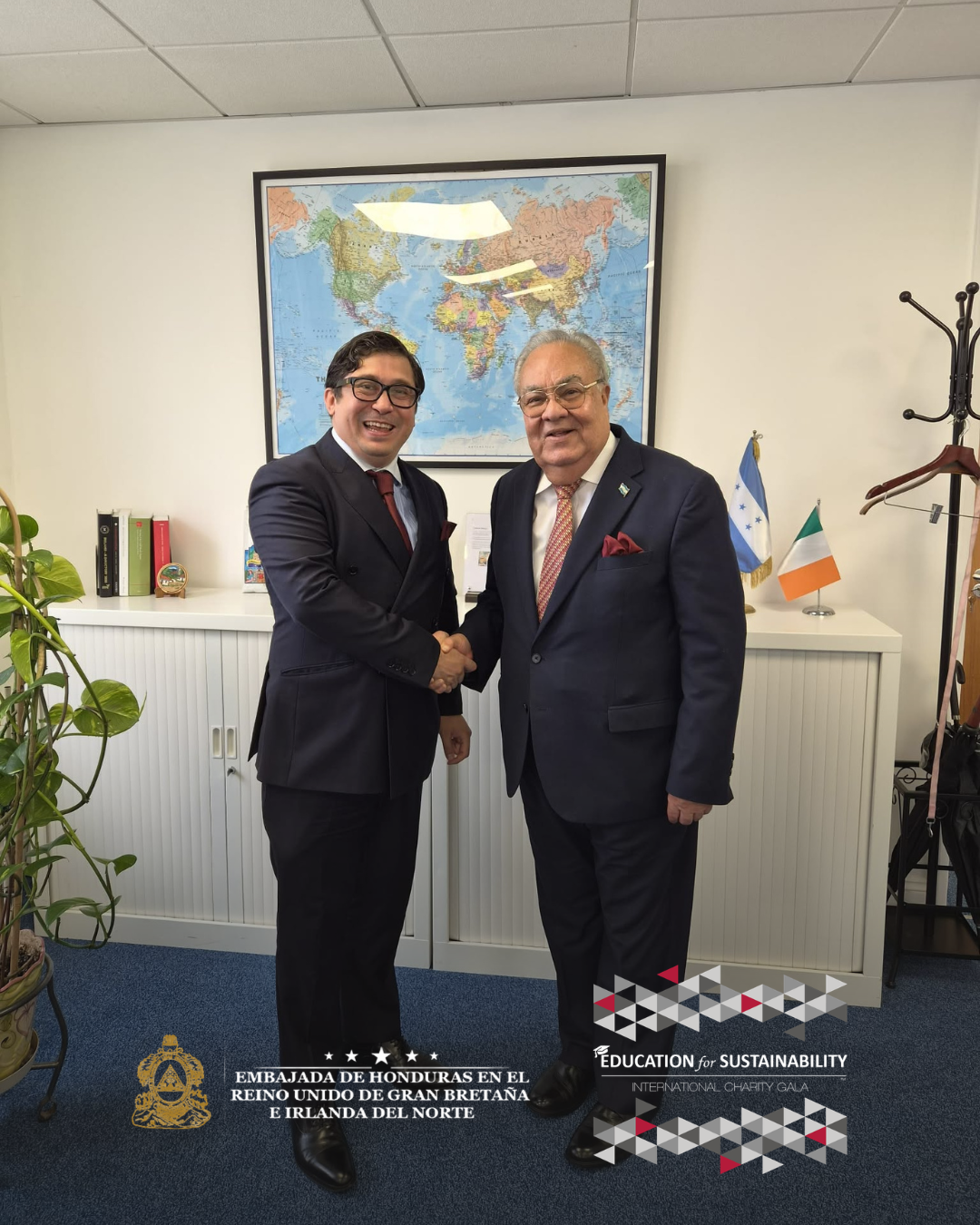 THE IV INTERNATIONAL EDUCATION <br>& SUSTAINABILITY GALA TO HONOUR H.E. <br>AMBASSADOR IVÁN ROMERO-MARTÍNEZ